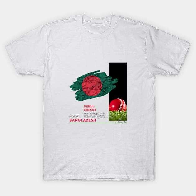 Bangladesh, T20, Cricket, Cricket World Cup,  Bangladesh Cricket, Bangladesh Independence T-Shirt by Autogenic Reform